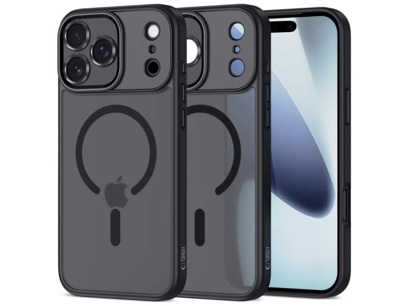 Tech-Protect Magcam Magsafe Cover Til Iphone 17 Pro - Mat Sort