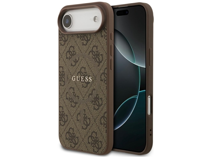 Guess 4G Ring Classic Logo Magsafe Case Für Iphone 17 Air - Braun