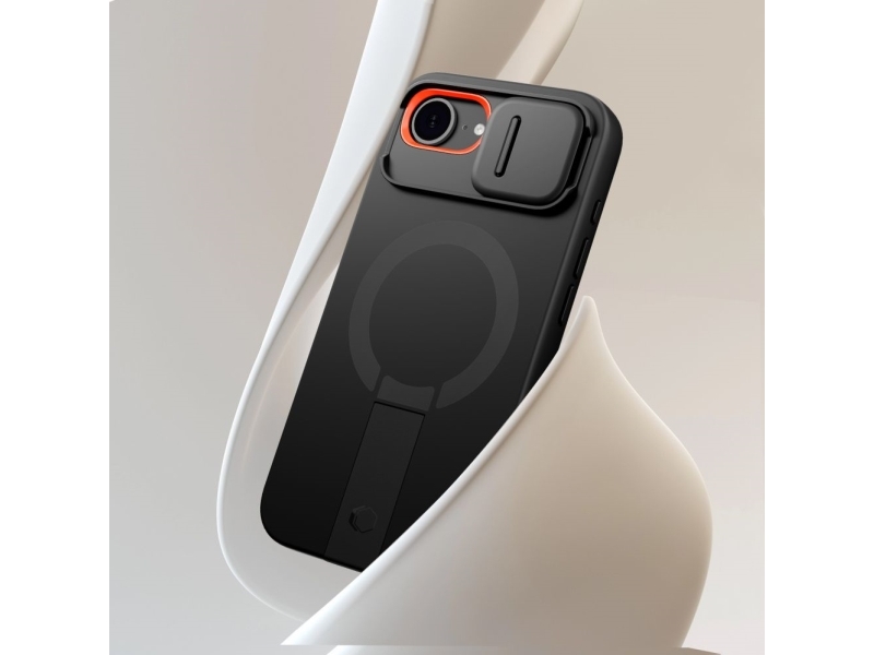 Tech-Protect Kevlar Aura Magsafe Etui Til Iphone 16E / 17E - Sort