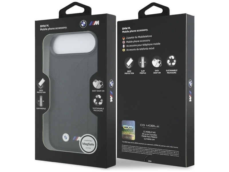 Bmw M Gestepptes Logo Magsafe Case Für Iphone 17 Air - Schwarz