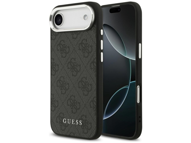 Guess 4G Classic Logo Magsafe Case Für Iphone 17 Air - Schwarz