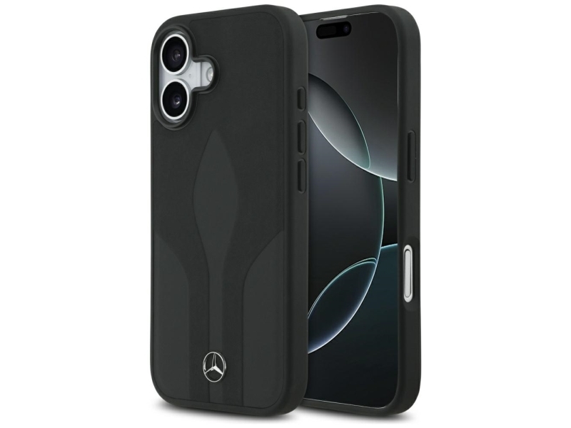 Mercedes Leather The Move Magsafe Cover Til Iphone 17 - Sort