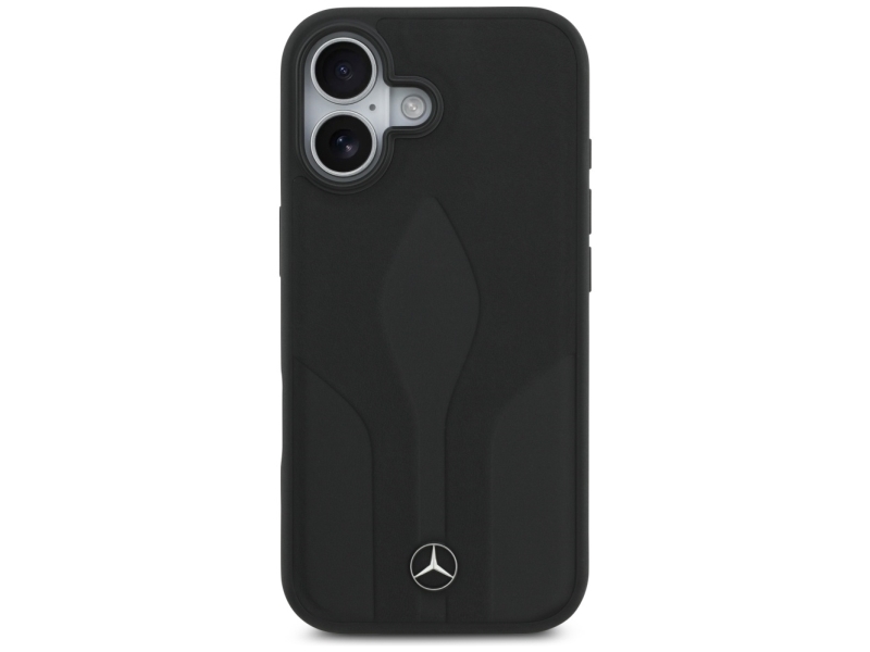 Mercedes Leather The Move Magsafe Case Für Iphone 17 - Schwarz
