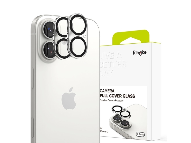 Ringke Camera Full Cover Beskyttelse 2-Pak Iphone 17 - Sort