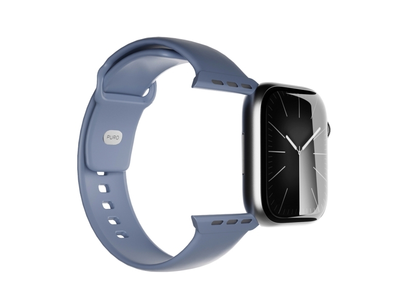 Puro Icon Armband Für Apple Watch 44-45-46-49Mm Blau