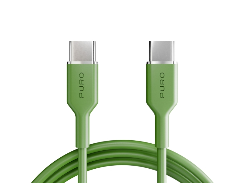 Puro Usb-C Til Usb-C Kabel 1,5 M Grøn (8018417528835)