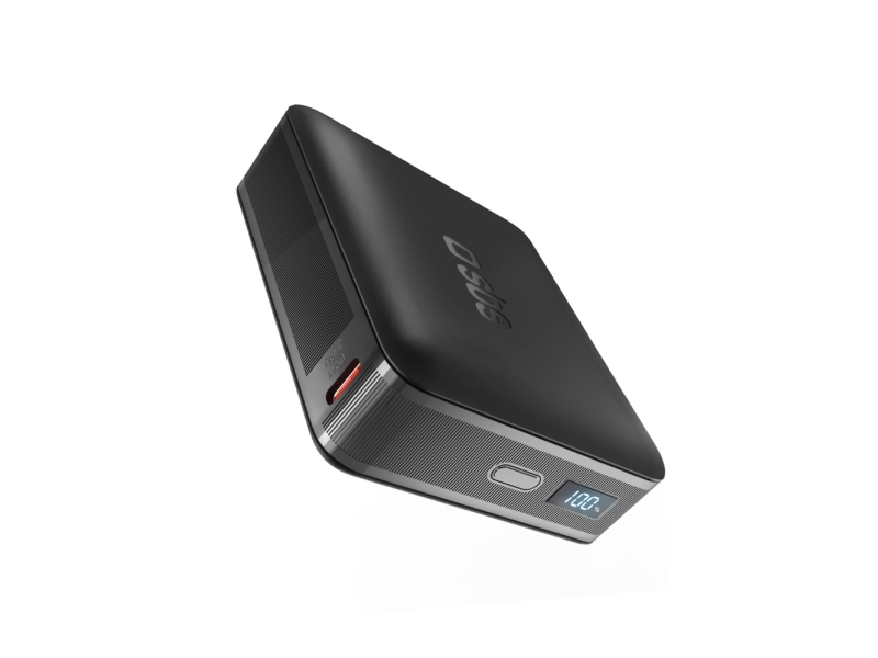 Sbs Mobile Powerbank Hd 65W 20000 Mah Usb-C Med Lcd-Display - Sort