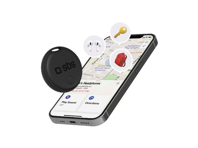 Sbs Ortungsgerät Track My Circle Kompatibel Mit Apple Find My - Schwarz