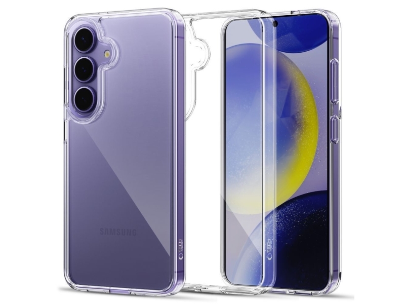 Tech-Protect Flexair Hybrid Hülle Für Samsung Galaxy S25 Fe - Transparent