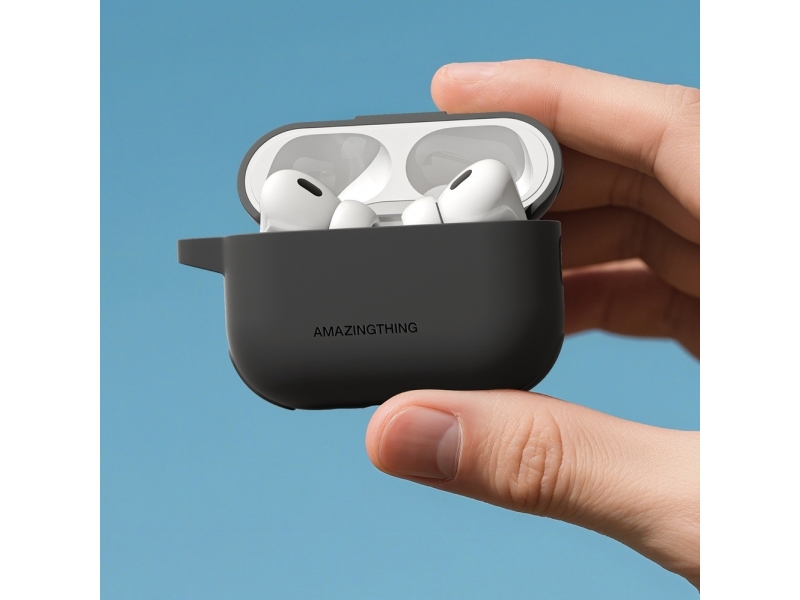 Amazingthing Omni Case Titan Cover Til Airpods Pro 3 - Sort