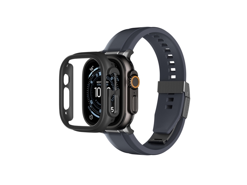 Amazingthing Schutzhülle Für Apple Watch Ultra 3 49 Mm – Schwarz
