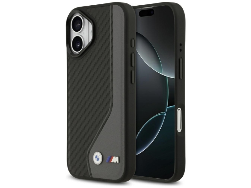 Bmw M Carbon Logo Magsafe Case Für Iphone 17 - Schwarz/Grau
