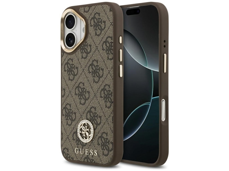 Guess 4G Strass Magsafe Case Für Iphone 17 - Braun