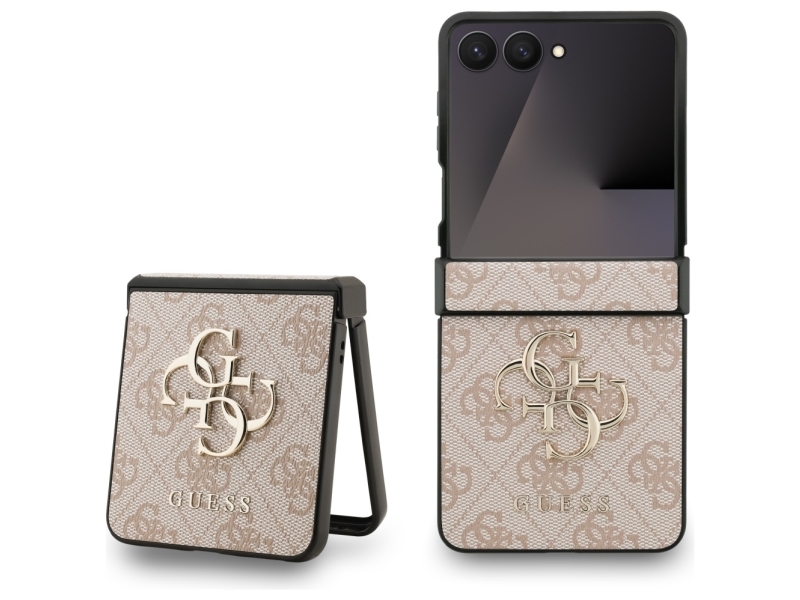 Guess Big 4G Logo Classic Logo Case Für Samsung Galaxy Z Flip 7 - Pink