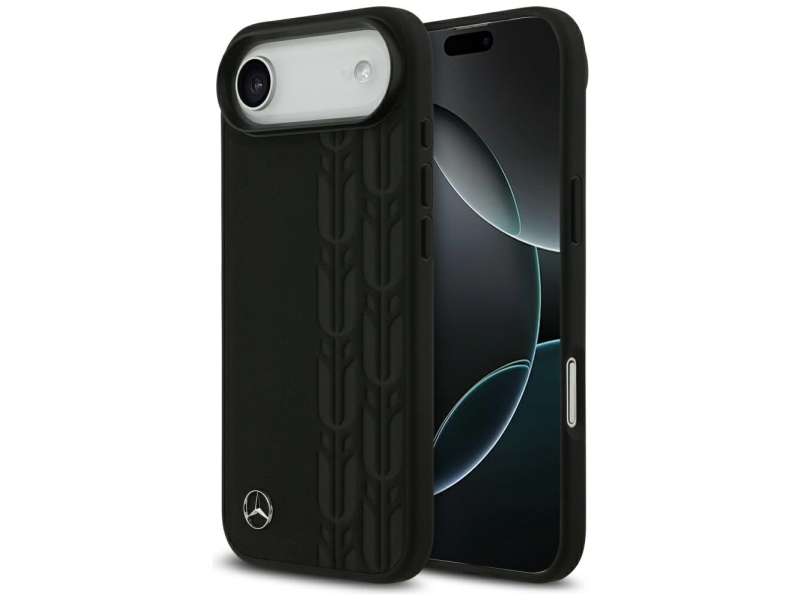Mercedes Leather Laurel Leaves Magsafe Case Für Iphone Air - Schwarz