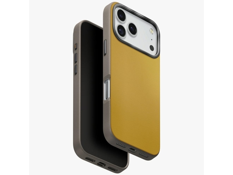 Hurtel Uniq Lyden Ds Hülle Für Iphone 17 Pro Magclick-Laden - Gelb-Grau