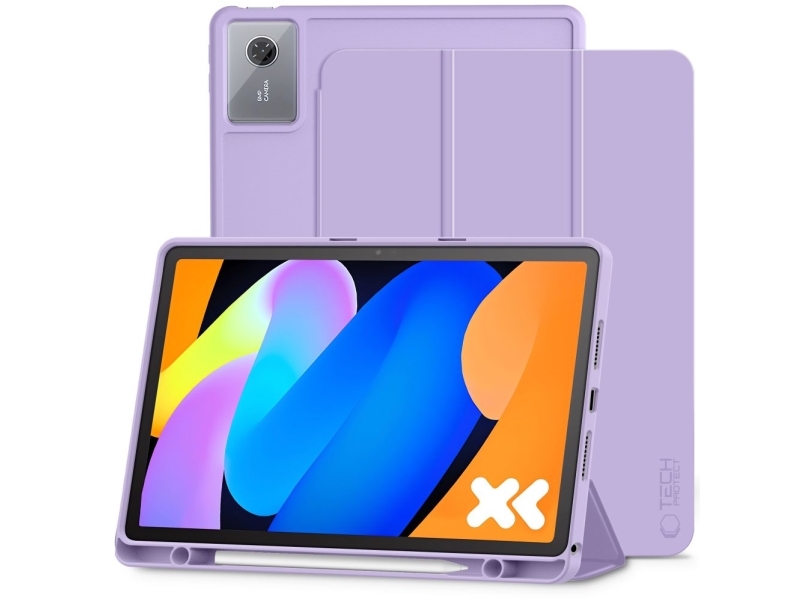 Tech-Protect Smartcase Stiftetui Für Lenovo Idea Tab 11.0 Tb-336 - Lila