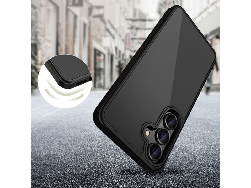 Tech-Protect Magmat Case Für Samsung Galaxy S25 Fe - Mattes Schwarz