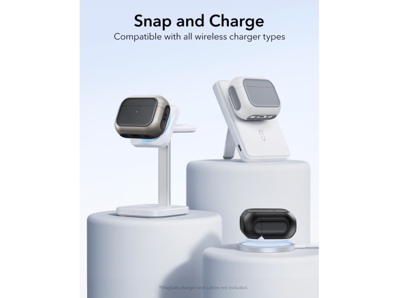 ESR ORBIT HALOLOCK MagSafe til Apple AirPods Pro 3 hvid