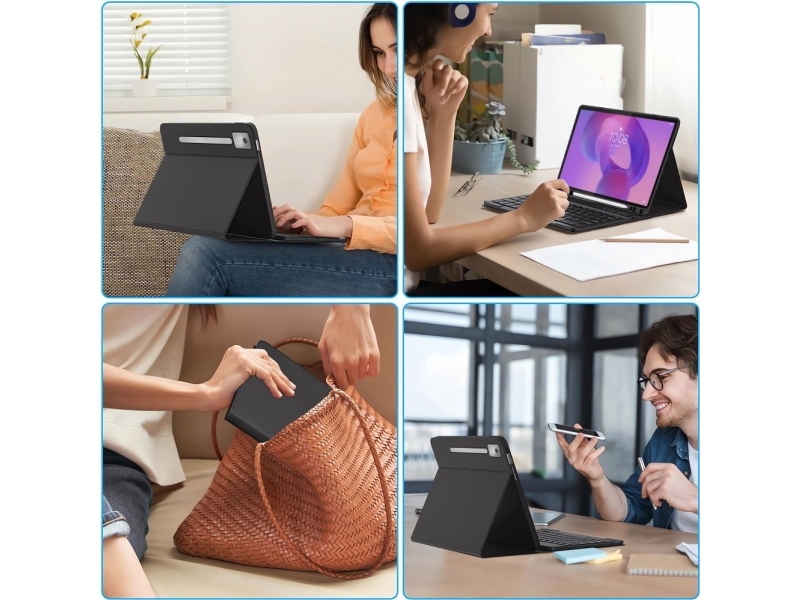 Tech-Protect SC Pen Case for Lenovo Idea Tab Pro / Pro Mt 12.7 TB-373 - Black (US International)