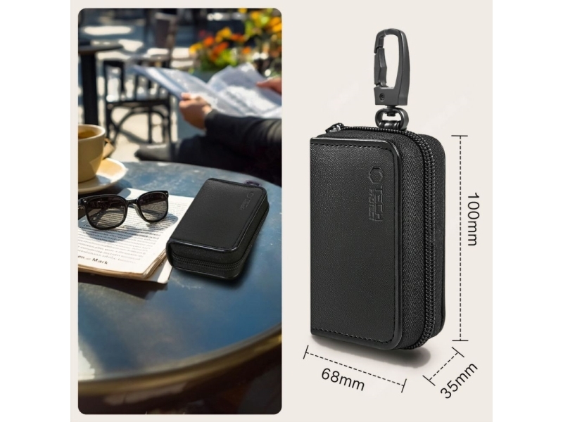 Tech-Protect KLR300 RFID-beskyttet bilnøkkel-etui - sort