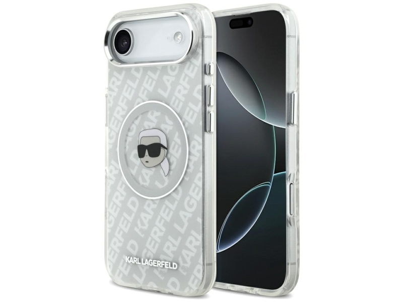 Karl Lagerfeld Iml Karl Head Logo Magsafe Iphone Air Hülle - Grau