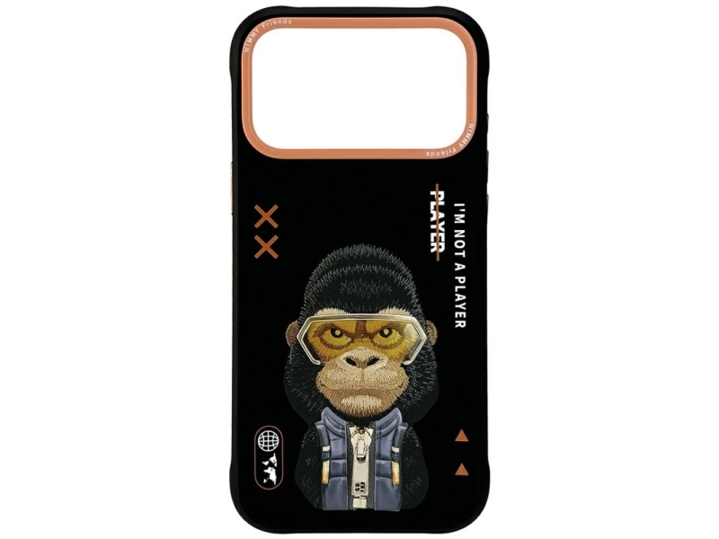 Nimmy Cool&Cute 2.0 Gorilla Cover Til Iphone 17 Pro - Sort