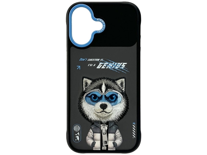 Hurtel Nimmy Cool&Cute 2.0 Wolf Case Für Iphone 17 - Schwarz
