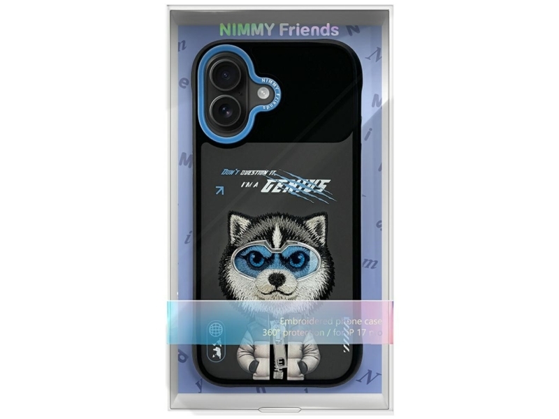 Hurtel Nimmy Cool&Cute 2.0 Wolf Case Für Iphone 17 - Schwarz