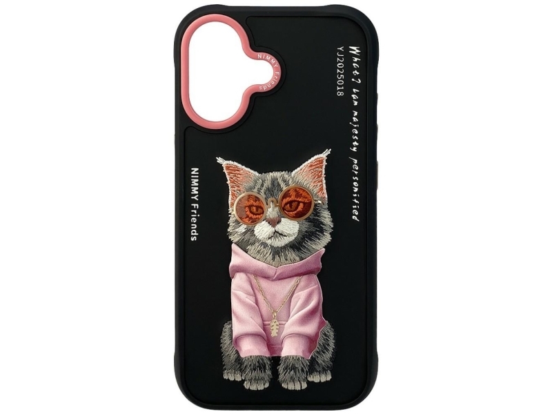 Nimmy Glasses Cool Cat Cover Til Iphone 17 - Sort