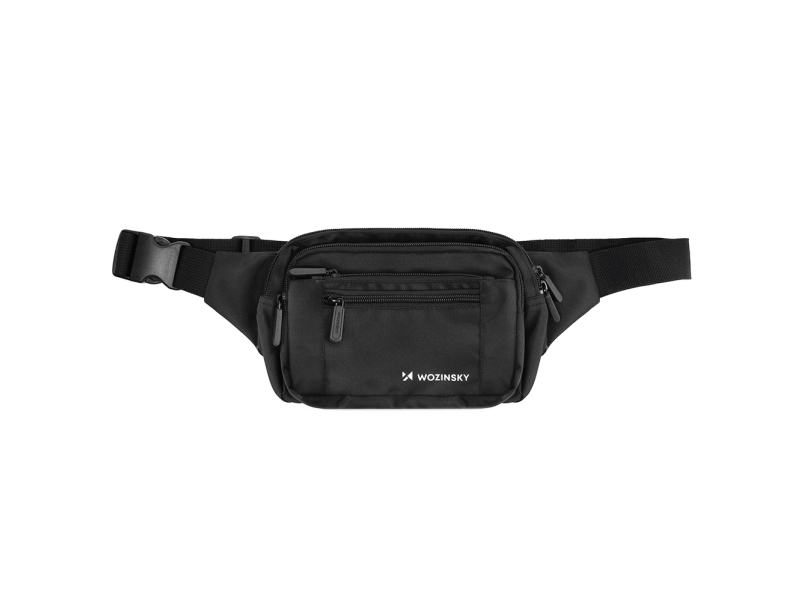 Wozinsky Hüfttasche Wsb-W1 Für Unisex Mit Verstellbarem Riemen - Schwarz