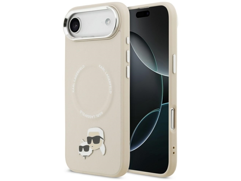 Karl Lagerfeld Karl & Choupette Pins Magsafe Hülle Für Iphone Air - Beige