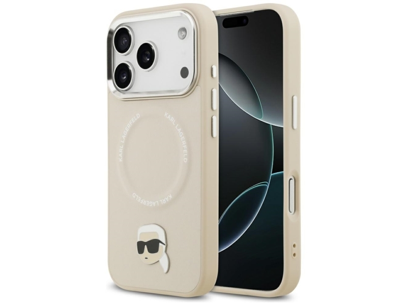 Karl Lagerfeld Karl Pin Magsafe Case Für Iphone 17 Pro - Beige