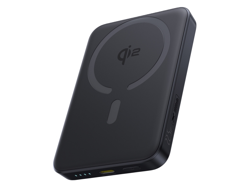 Baseus Enerfill Fm12 10000Mah 22.5W Qi2 Kompatible Powerbank Mit Magsafe Mit Baseus Simple Usb-C 20V/3A 30Cm Kabel - Schwarz