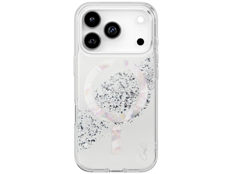 Uniq Coehl Crystelle Magnetic Charging Case Für Iphone 17 Pro - Silber