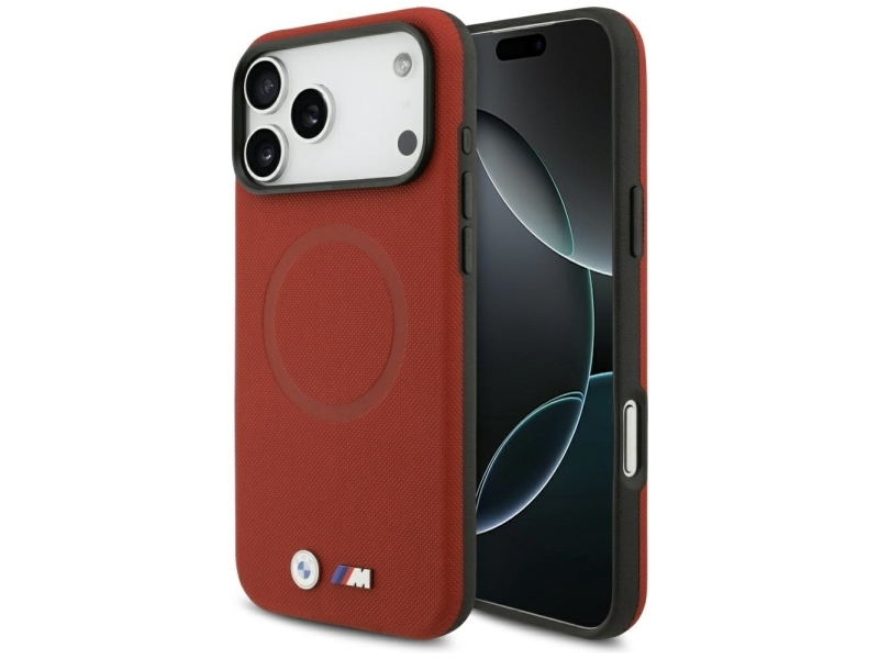 Bmw M Fw Metal-Logo Magsafe Case Für Iphone 17 Pro Max - Rot