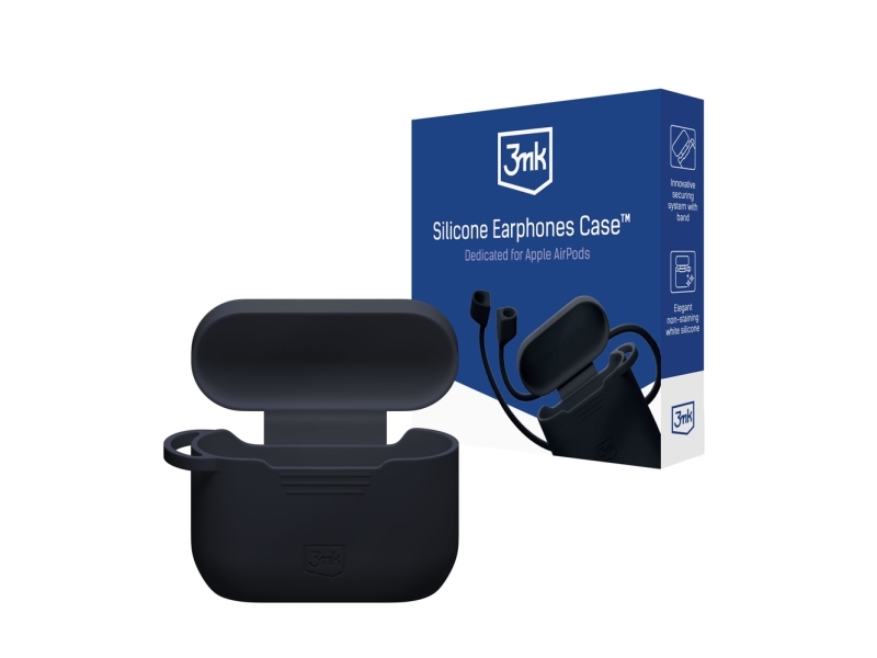 3Mk Silikone Airpods-Etui Til Airpods Pro 3 - Sort