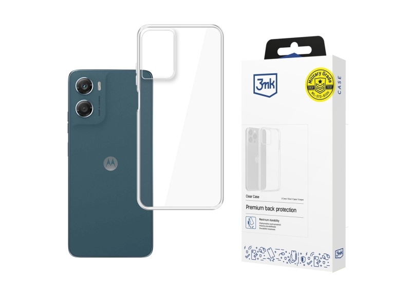 3Mk Clear Case Für Motorola Moto G06 / Moto G06 Power - Transparent