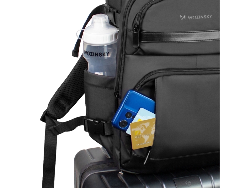 Wozinsky Wpw-20L Rygsæk Med Laptoprum Til 15" 40X20x25 Cm Håndbagage - Sort