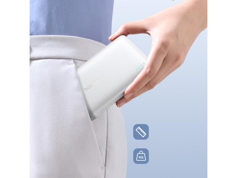 Baseus Enerfill Fp21 Powerbank 10000 Mah 22,5 W Qc + Pd Weiß P1008210d213-00