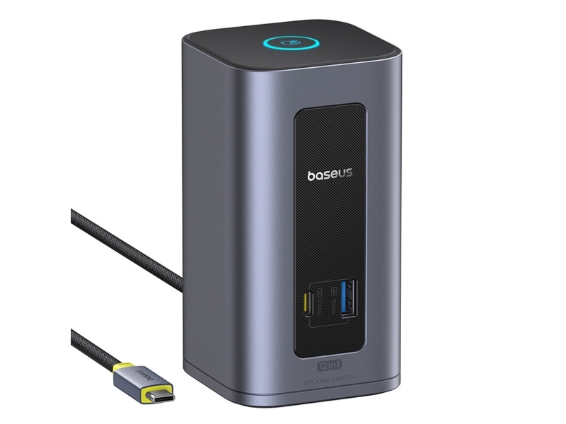 Baseus Nomos Nu1 Air Spacemate Dockingstation 12-In-1 - Grau