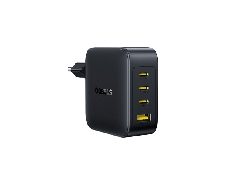 Baseus Enerfill Fh11 Gan 140 W 3Xusb-C + 1Xusb-A Schwarz