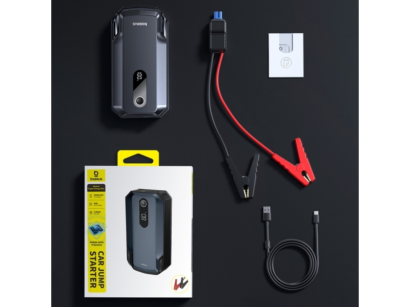 Baseus Jump starter Super Energy Max 20000mAh - black