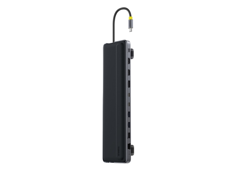 Baseus Elitejoy Eh3 Hub 12In1 Usb-C Docking Station - 2Xhdmi 4K@60Hz Displayport 4K@60Hz 2Xusb-C 10Gb/S 2Xusb-A 5Gb/S Usb-A 480Mb/S Sd/Microsd 3.0 Rj