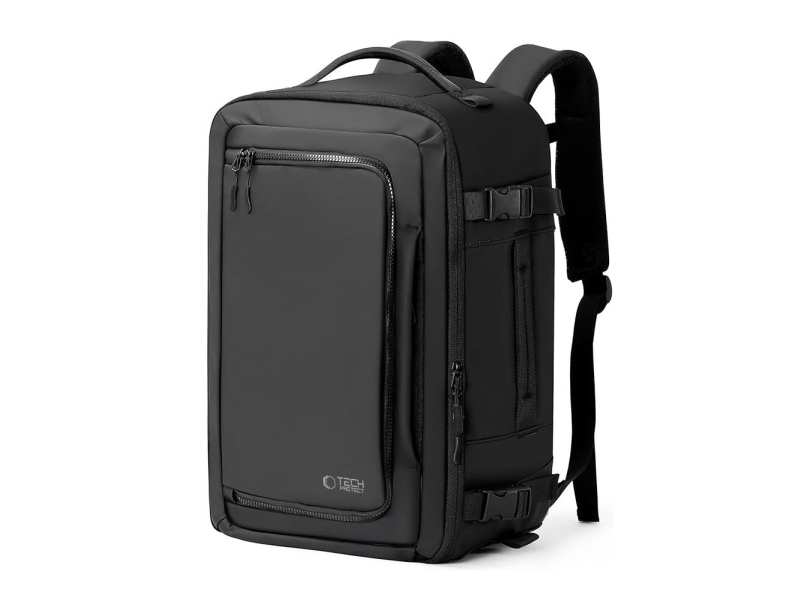 Tech-Protect Defender S50 Rucksack Für Ryanair & Wizzar, 20L Laptop - Schwarz