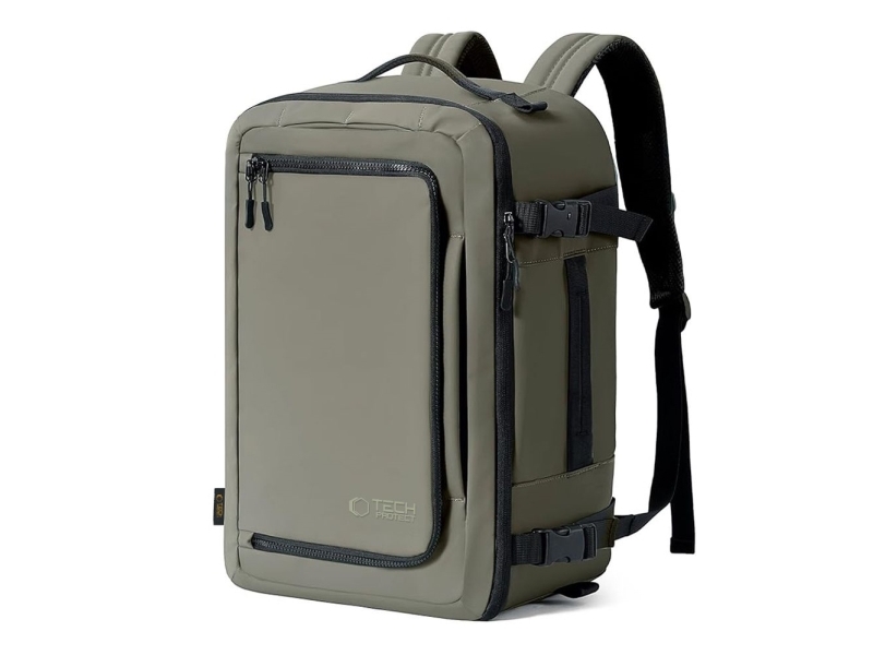 Tech-Protect Defender S50 ryggsäck för Ryanair & Wizzar, 20L laptop - Oliv | Datorer & Surfplattor - Bärbara tillbehör - Övriga tillbehör | GameStuff