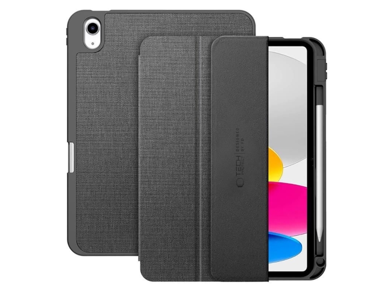 Tech-Protect Sc Pen Canvas Case Für Ipad 10.9” 2022 / Ipad 11” 2025 - Grau