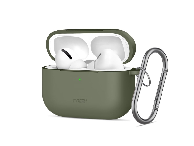 4Kom.Pl Tech-Protect Silikonhaken Für Apple Airpods Pro 3 Olivgrün