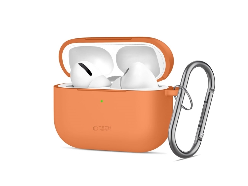 Tech-Protect Silikon-Haken-Case Für Airpods Pro - Orange