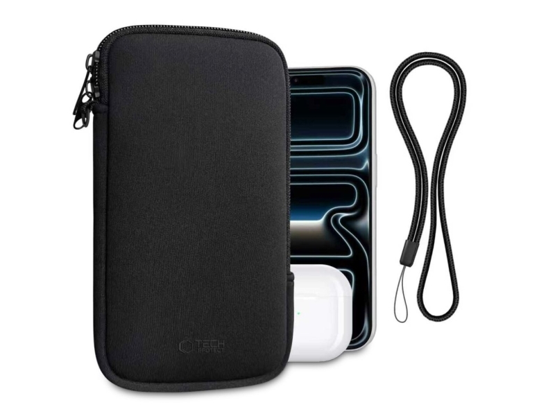 Tech-Protect Sm70 Case Für 6,0"-7,2" Smartphones - Schwarz